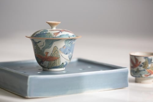 Good Omen Gaiwan - Phoenix & Kunpeng