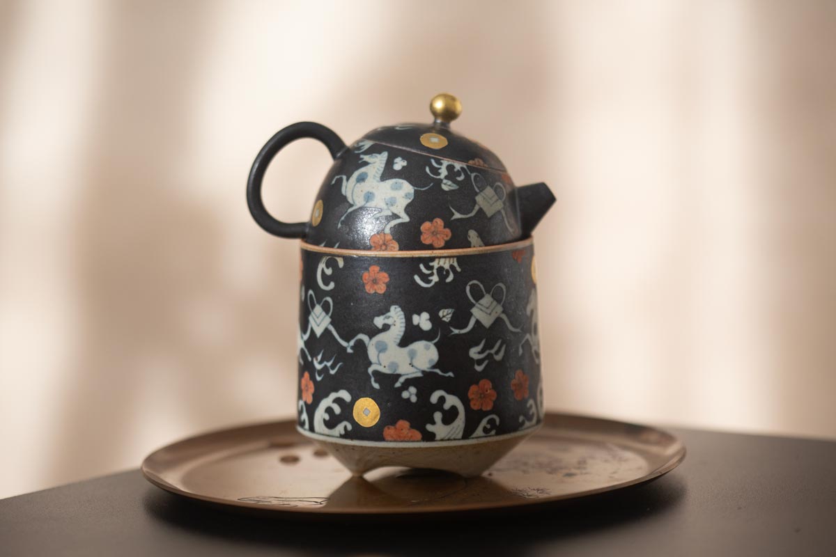 good omen handwarmer teacup horse 7 | BITTERLEAF TEAS