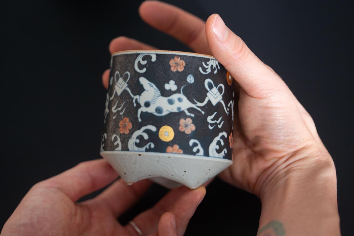 good omen handwarmer teacup horse 9 | BITTERLEAF TEAS