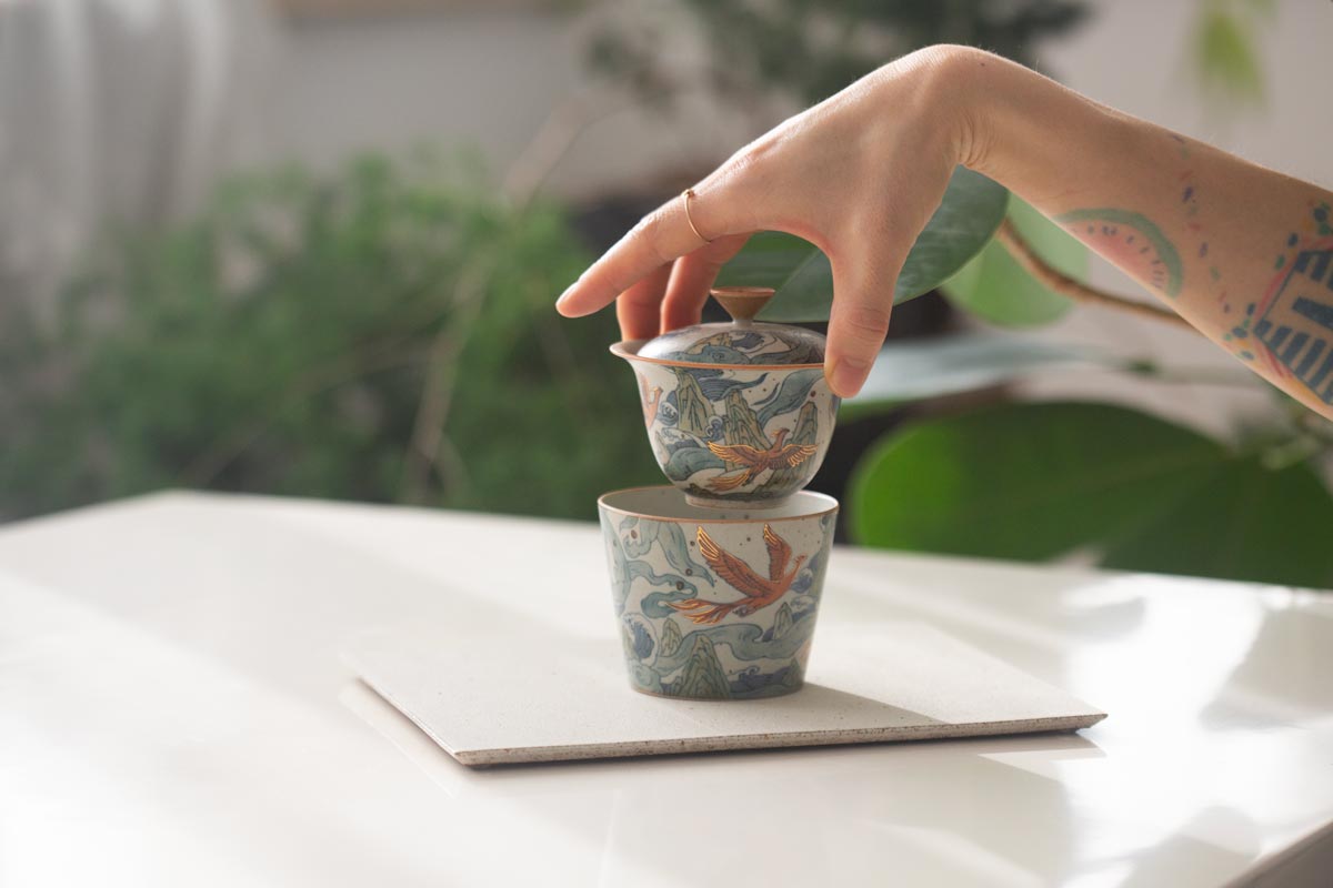 good omen handwarmer teacup phoenix whale 1 | BITTERLEAF TEAS