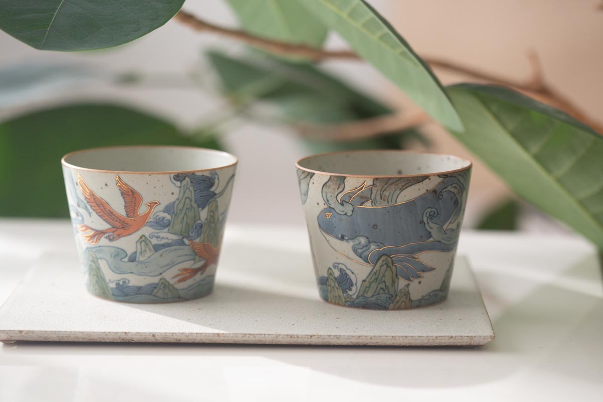 good omen handwarmer teacup phoenix whale 4 | BITTERLEAF TEAS