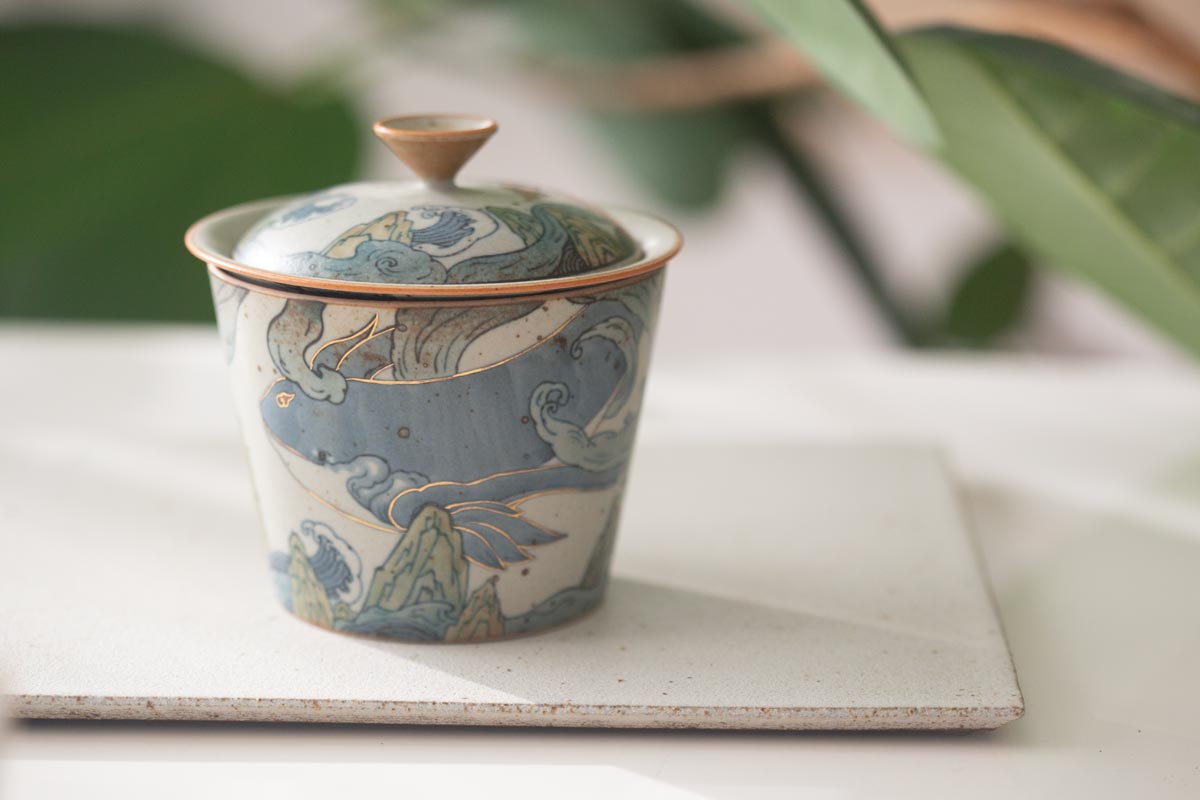 good omen handwarmer teacup phoenix whale 5 | BITTERLEAF TEAS