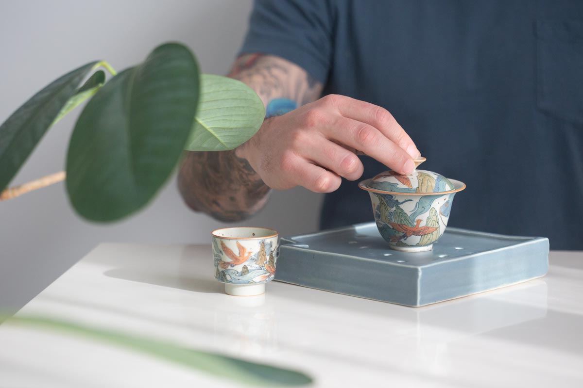 good omen teacup phoenix whale 9 | BITTERLEAF TEAS