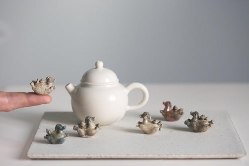 Horse of Fortune Wood Fired Tea Pet