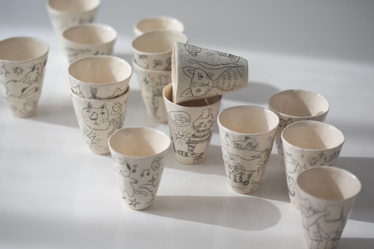 lucky cat blind box teacup mono 10 | BITTERLEAF TEAS