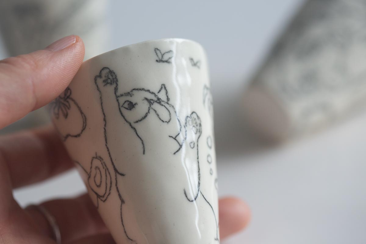 lucky cat blind box teacup mono 12 1 | BITTERLEAF TEAS