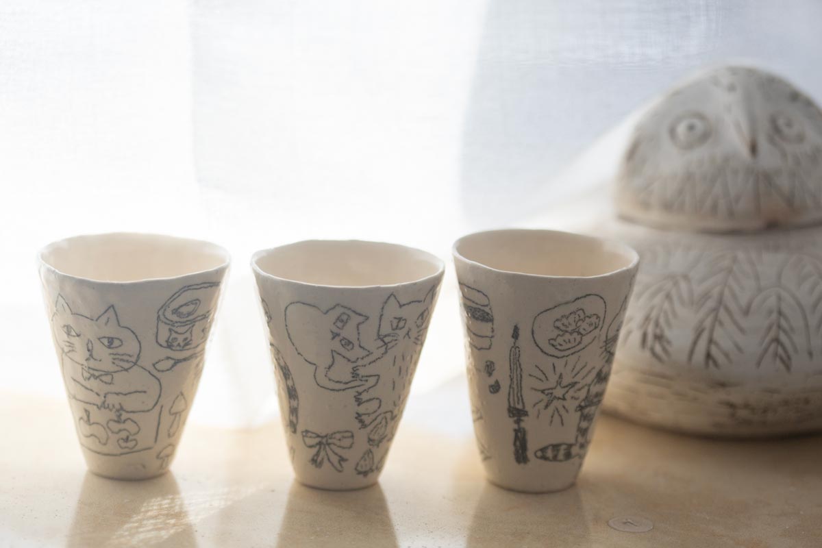 lucky cat blind box teacup mono 12 | BITTERLEAF TEAS