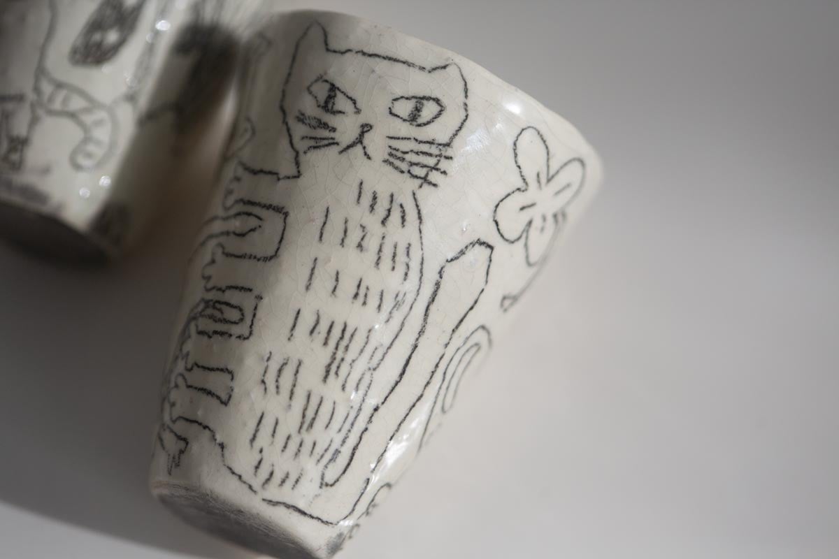 lucky cat blind box teacup mono 14 | BITTERLEAF TEAS