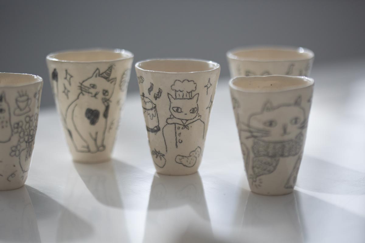 lucky cat blind box teacup mono 2 | BITTERLEAF TEAS