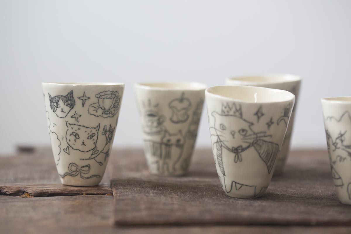 lucky cat blind box teacup mono 3 1 | BITTERLEAF TEAS