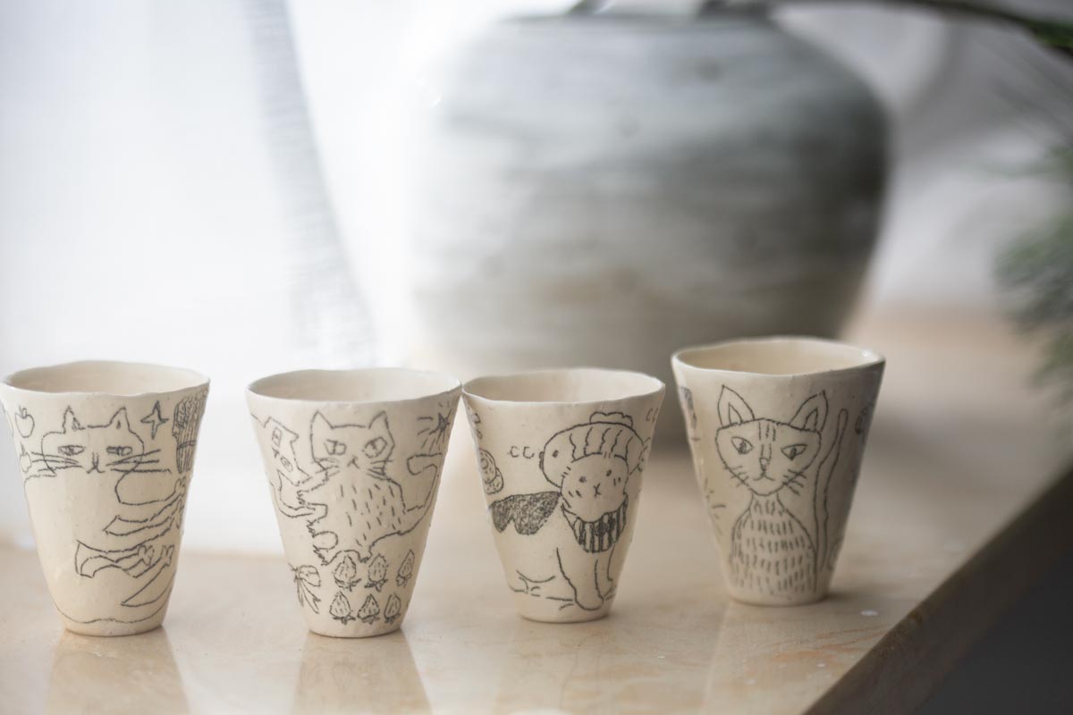 lucky cat blind box teacup mono 3 | BITTERLEAF TEAS