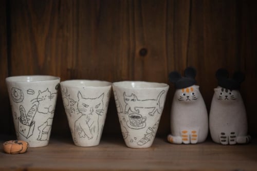 Lucky Cat Blind Box Teacup - Mono