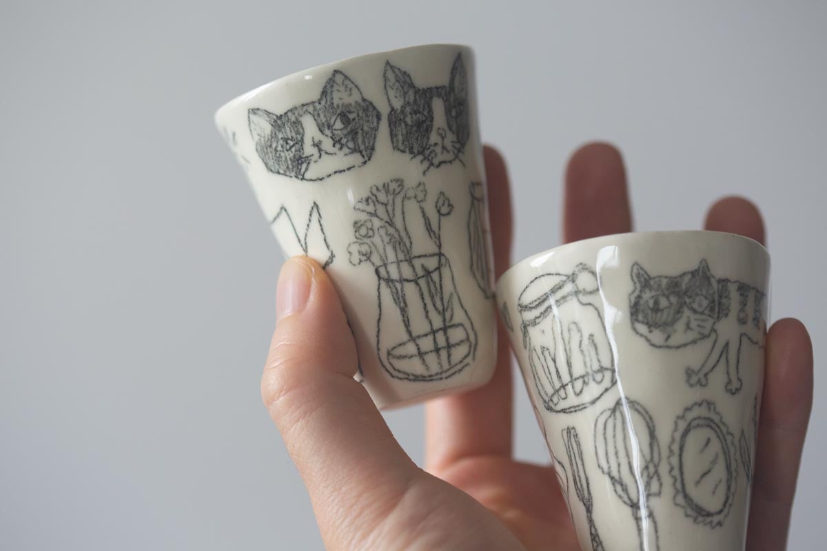 lucky cat blind box teacup mono 5 1 | BITTERLEAF TEAS