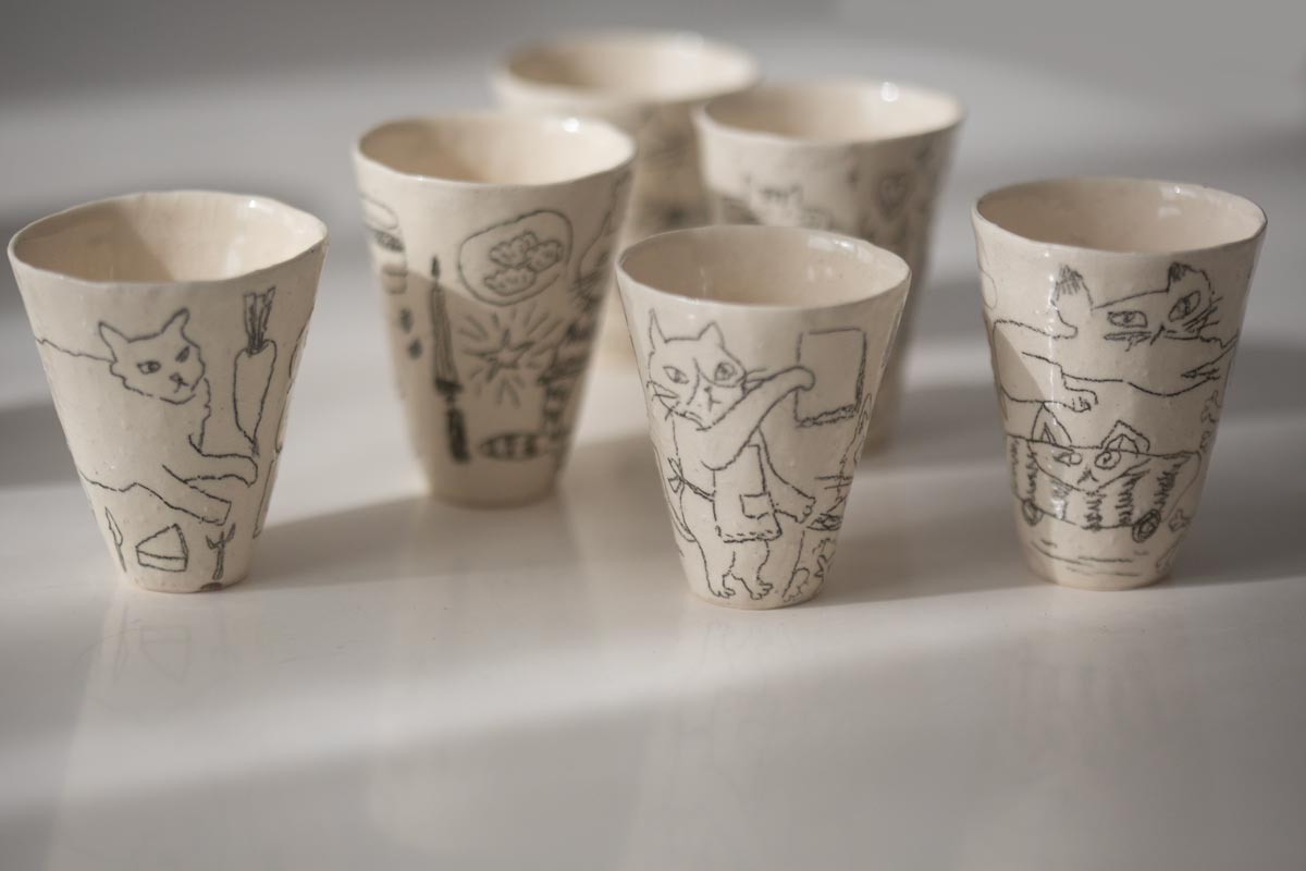 lucky cat blind box teacup mono 5 | BITTERLEAF TEAS