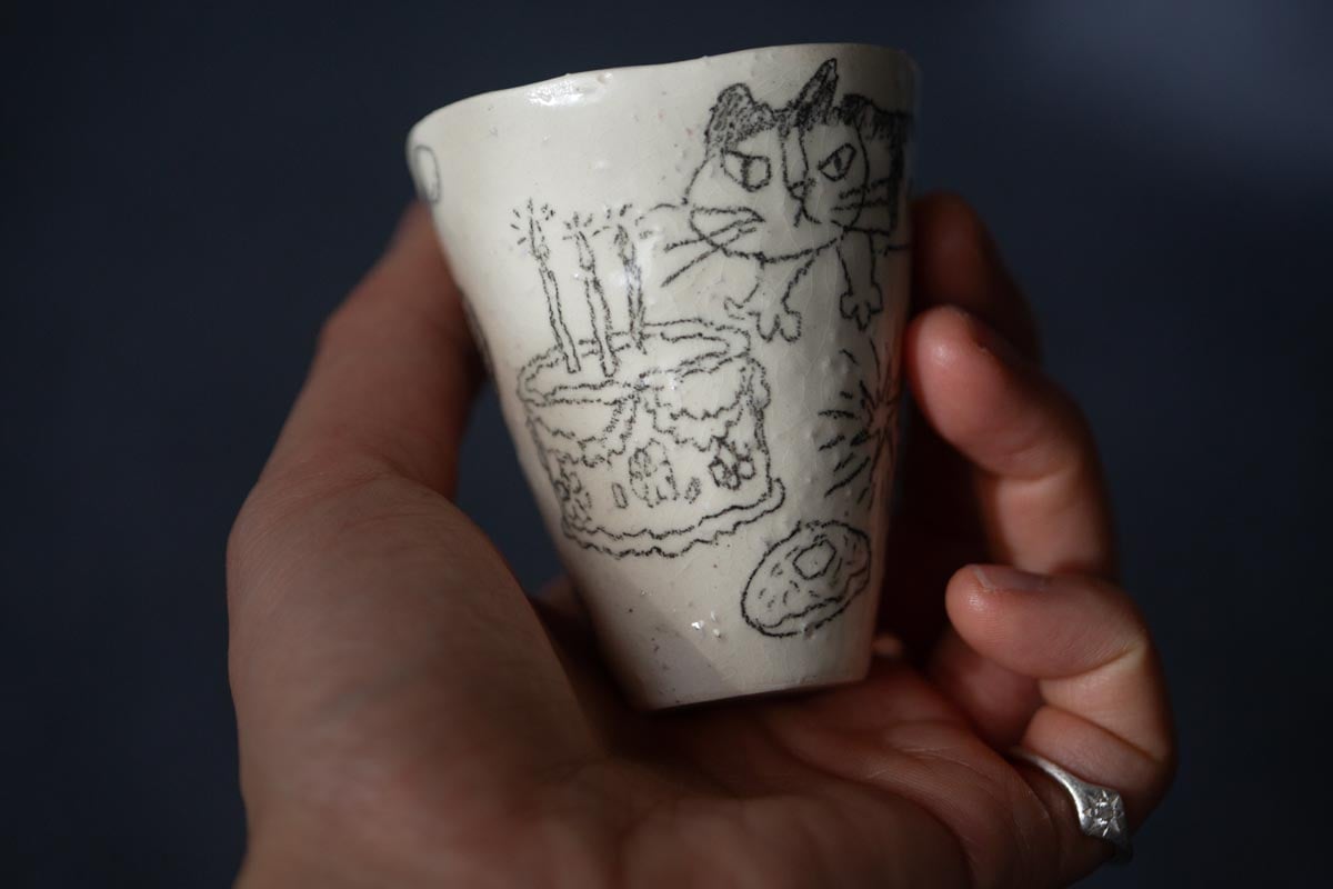 lucky cat blind box teacup mono 7 | BITTERLEAF TEAS