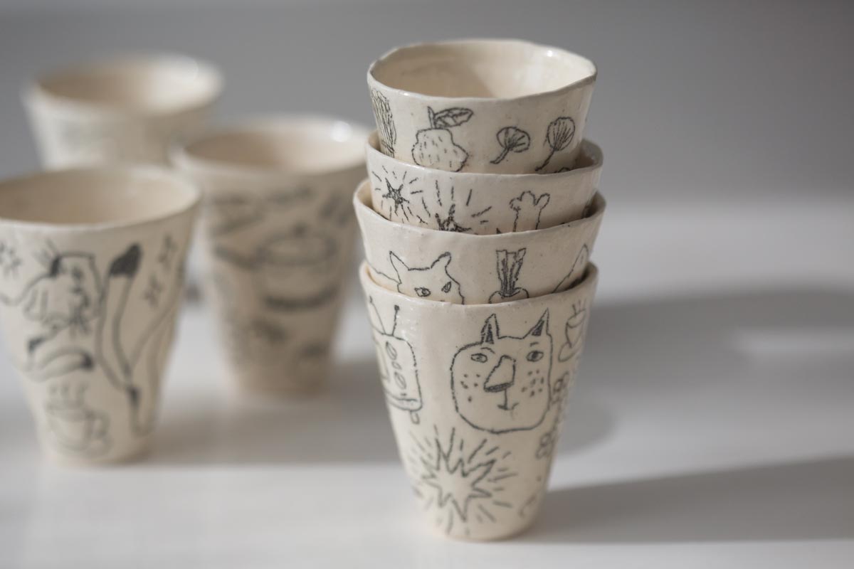 lucky cat blind box teacup mono 9 | BITTERLEAF TEAS