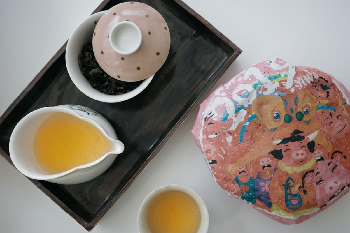 zodiac 2017 2025 yiwu raw puer vertical flight 8 | BITTERLEAF TEAS