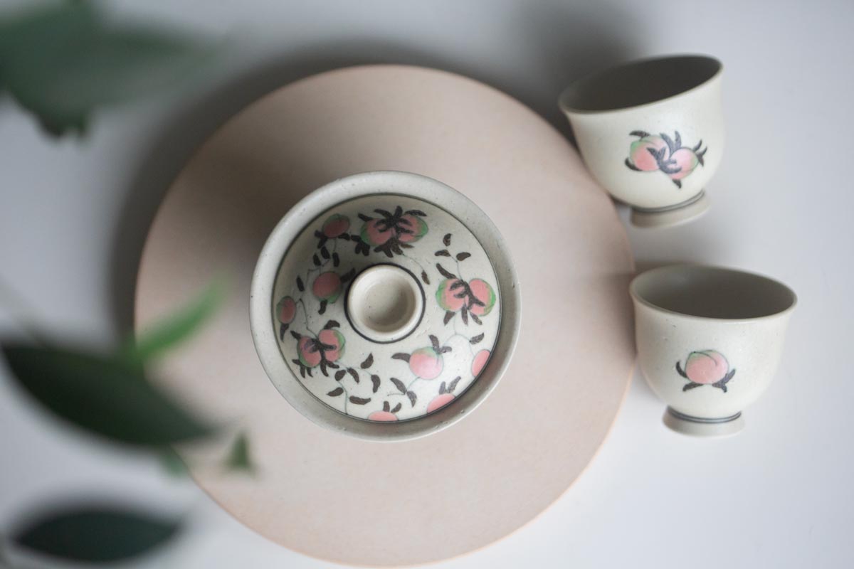 life is peachy gaiwan 4 | BITTERLEAF TEAS