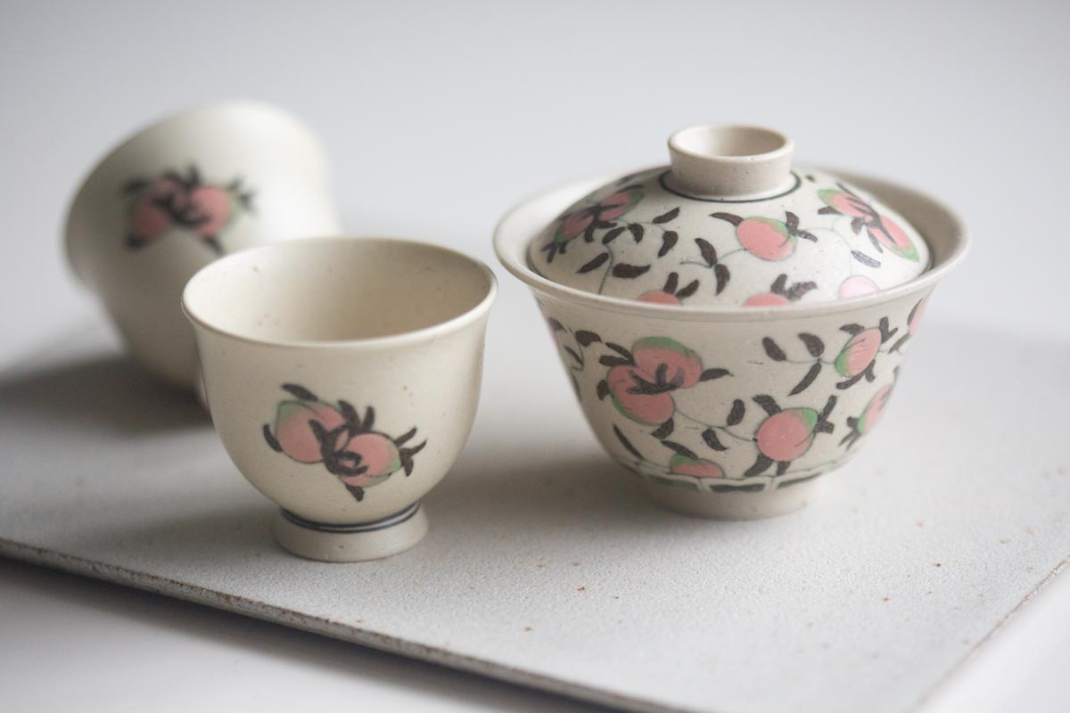 life is peachy gaiwan 8 | BITTERLEAF TEAS