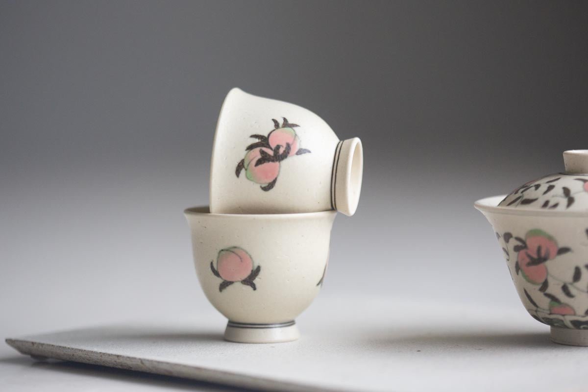 life is peachy teacup 6 | BITTERLEAF TEAS