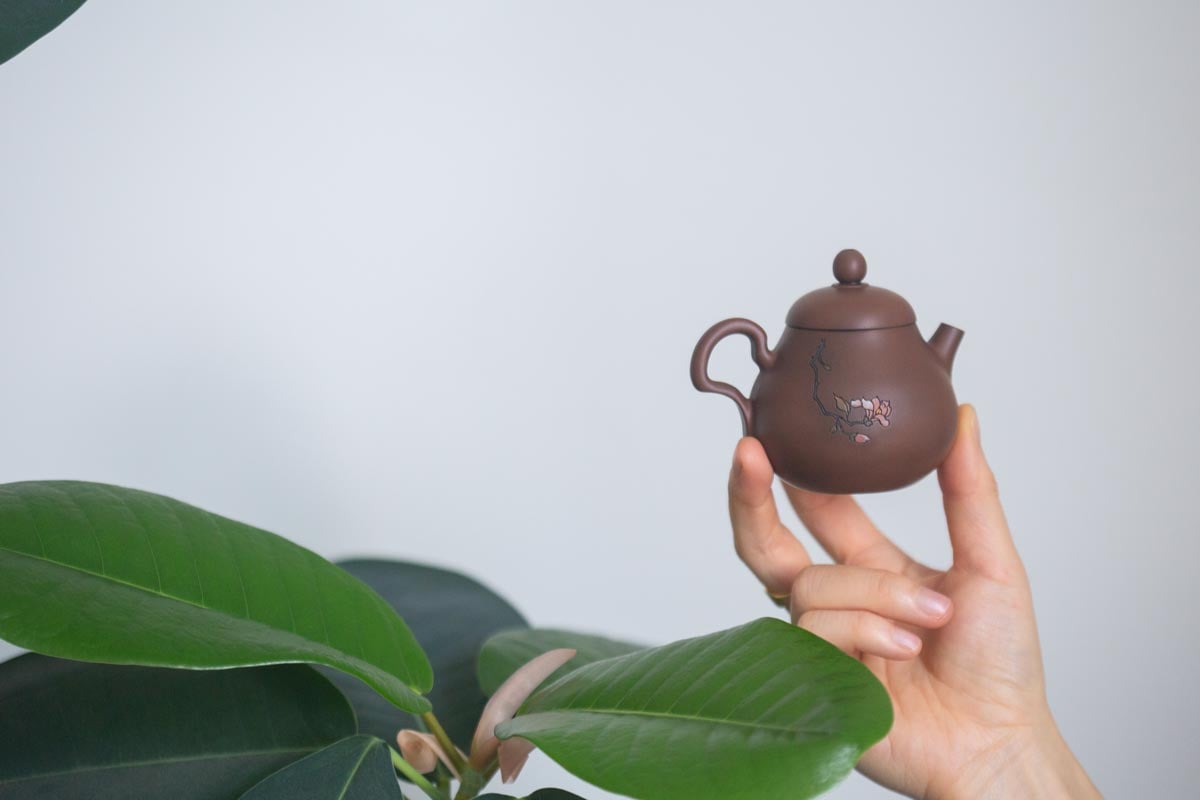 natural habitat jianshui zitao teapot magnolia ii 1 | BITTERLEAF TEAS