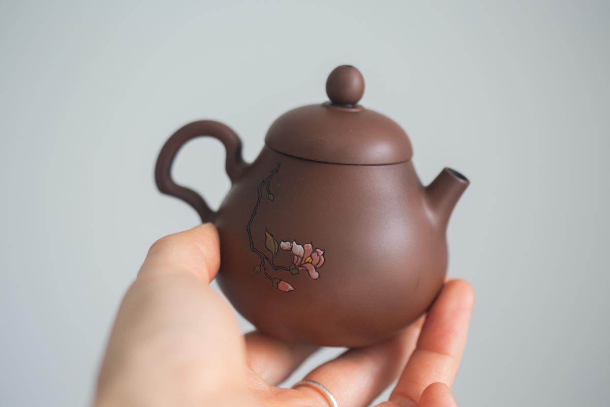 natural habitat jianshui zitao teapot magnolia ii 10 | BITTERLEAF TEAS