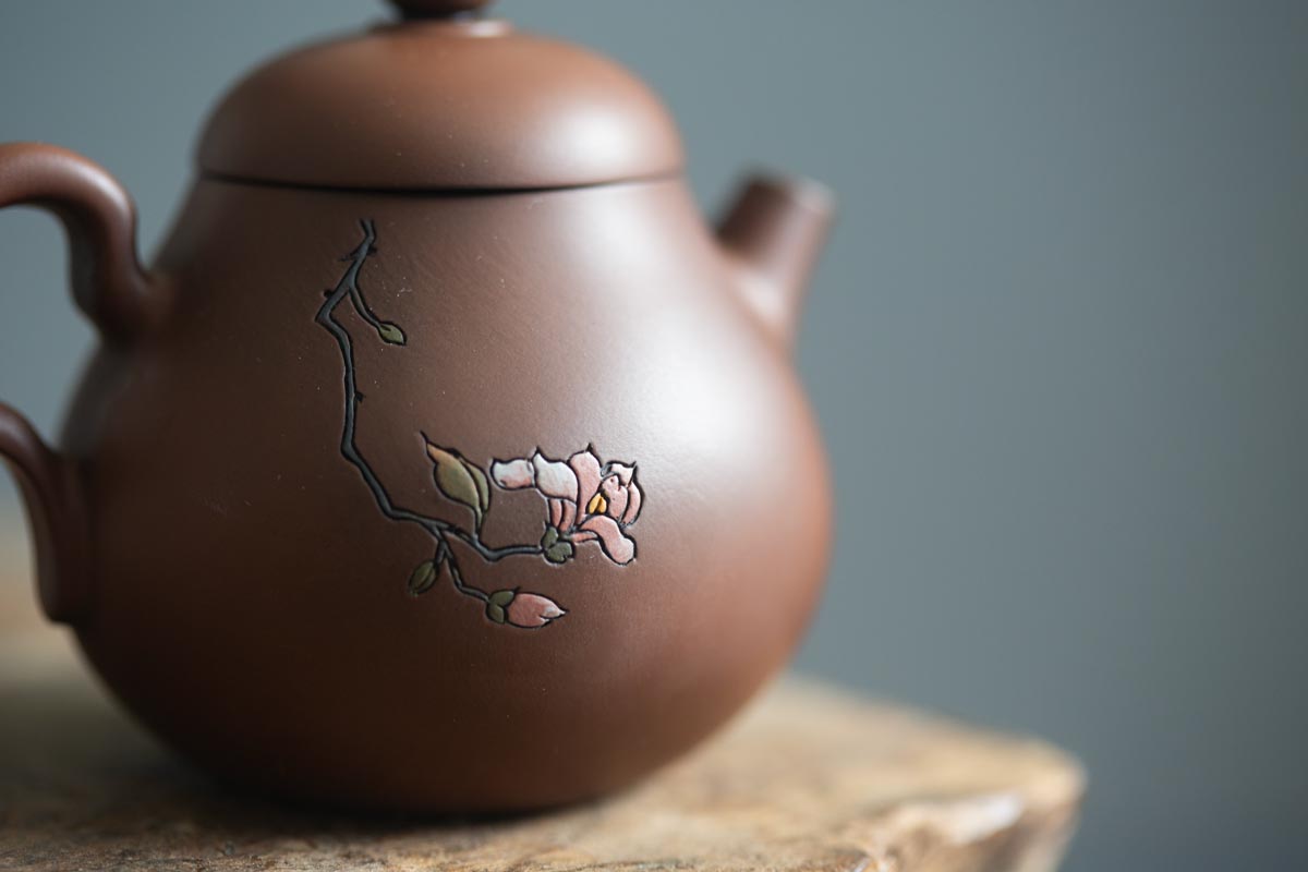natural habitat jianshui zitao teapot magnolia ii 7 | BITTERLEAF TEAS