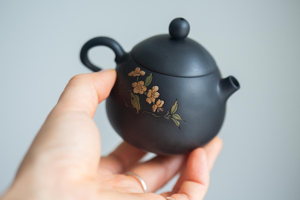natural habitat jianshui zitao teapot peach flower 9 | BITTERLEAF TEAS