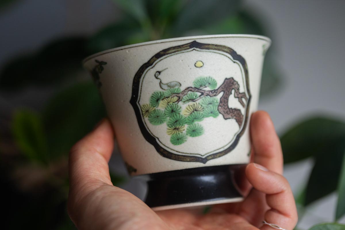 pine and crane teacup 10 | BITTERLEAF TEAS pine and crane teacup 10 | BITTERLEAF TEAS