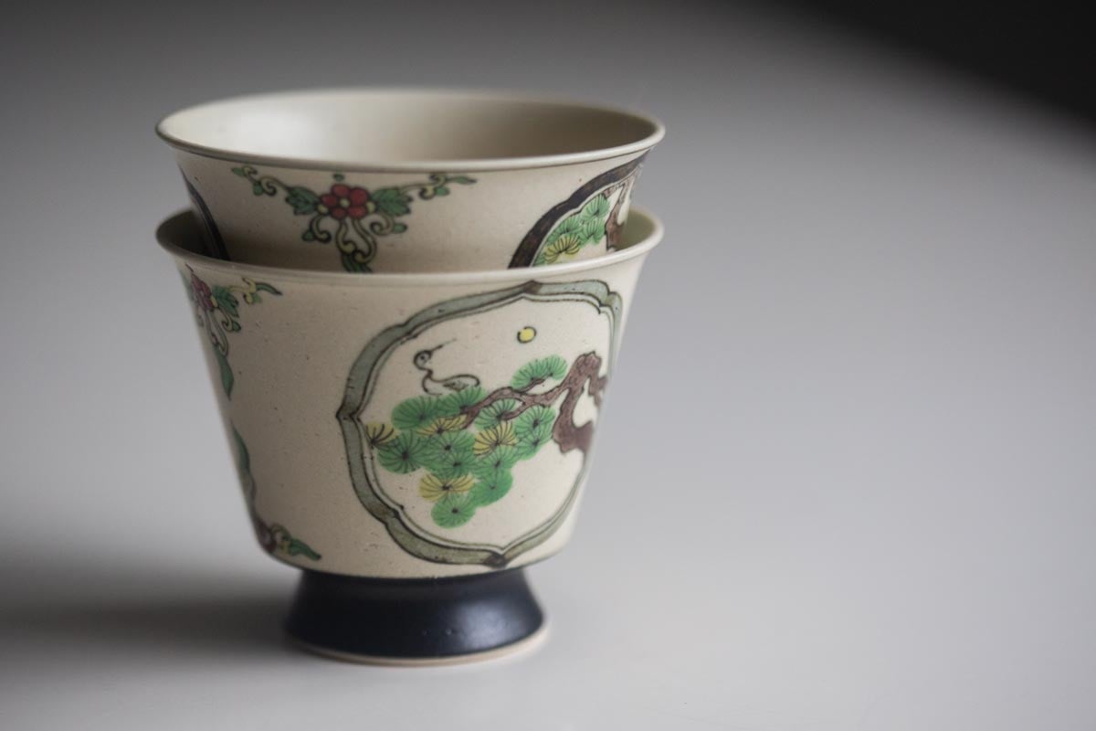 pine and crane teacup 9 | BITTERLEAF TEAS pine and crane teacup 9 | BITTERLEAF TEAS