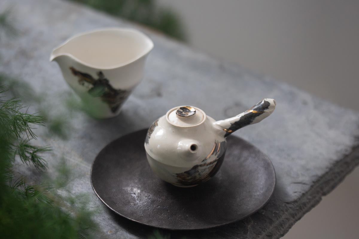 ray of light kyusu teapot 16 | BITTERLEAF TEAS