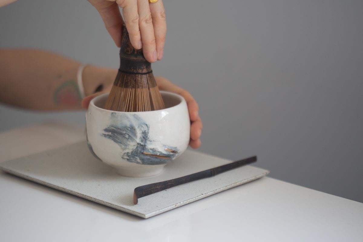 ray of light matcha bowl round 15 | BITTERLEAF TEAS