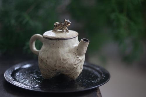 Buddy 3 Legged Teapot - Tiger