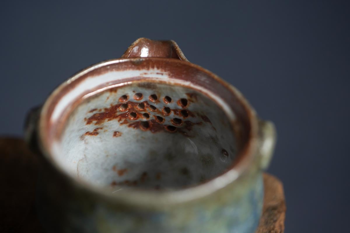 chameleon shino wood fired houhin ii 10 | BITTERLEAF TEAS