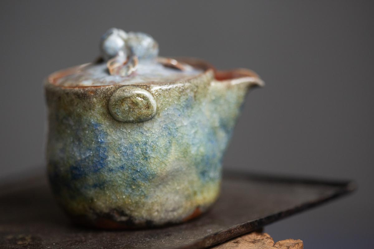 chameleon shino wood fired houhin ii 8 | BITTERLEAF TEAS