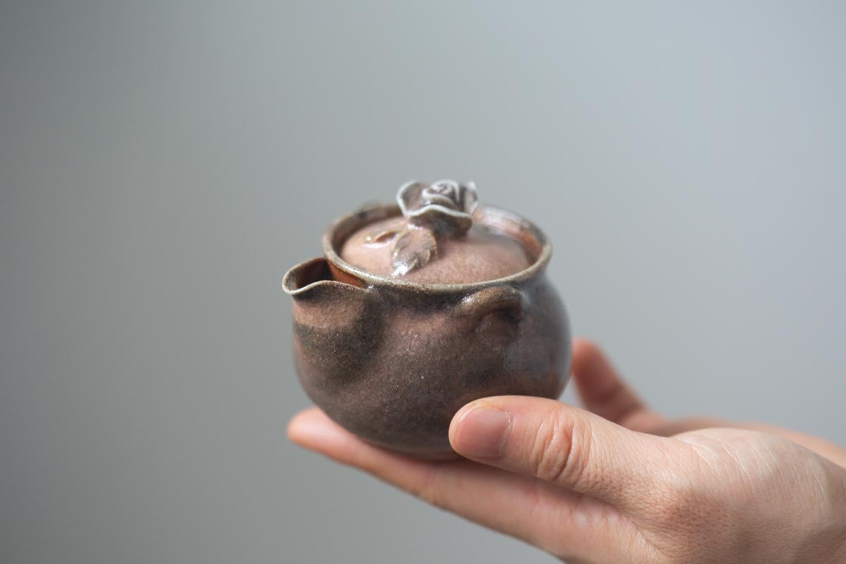 chameleon shino wood fired houhin iv 11 | BITTERLEAF TEAS