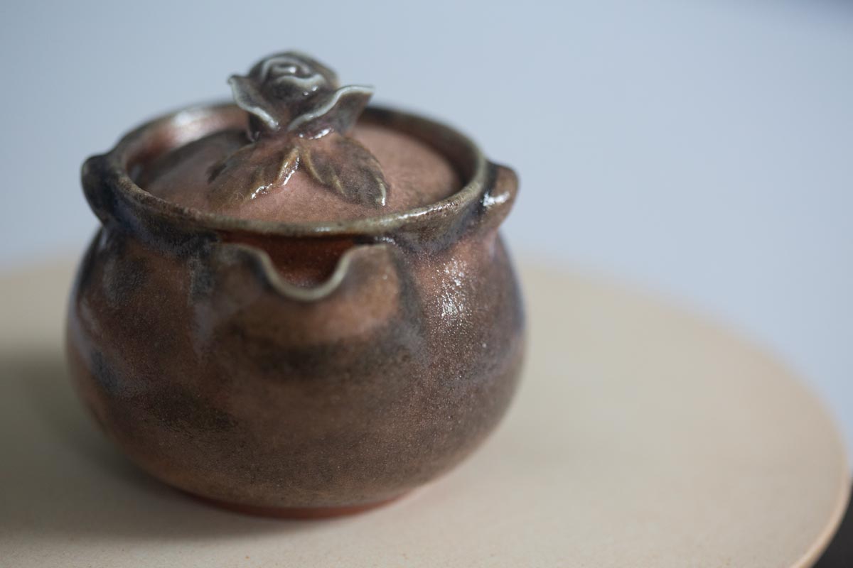 chameleon shino wood fired houhin iv 3 | BITTERLEAF TEAS