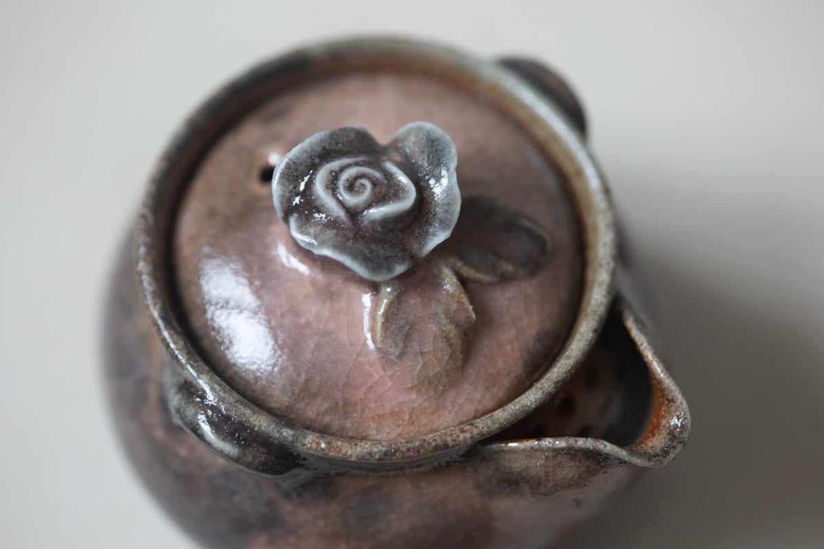 chameleon shino wood fired houhin iv 5 | BITTERLEAF TEAS