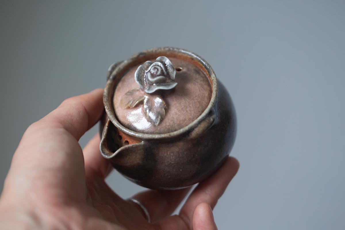 chameleon shino wood fired houhin iv 6 | BITTERLEAF TEAS
