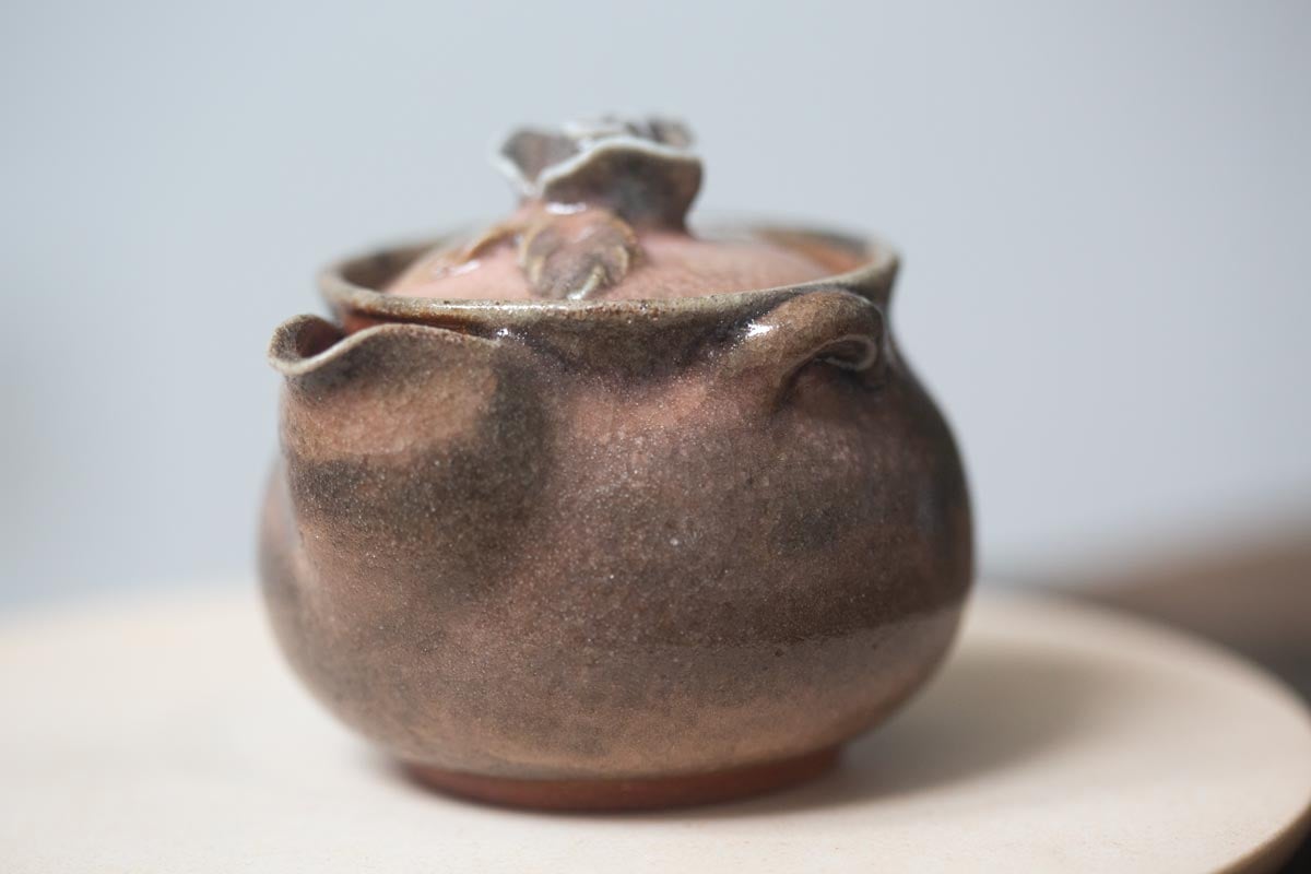 chameleon shino wood fired houhin iv 7 | BITTERLEAF TEAS