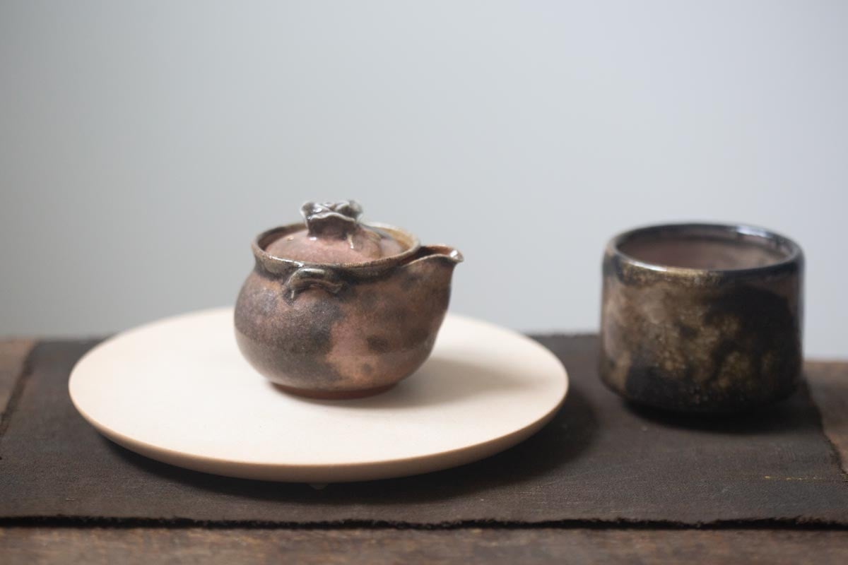 chameleon shino wood fired houhin iv 9 | BITTERLEAF TEAS