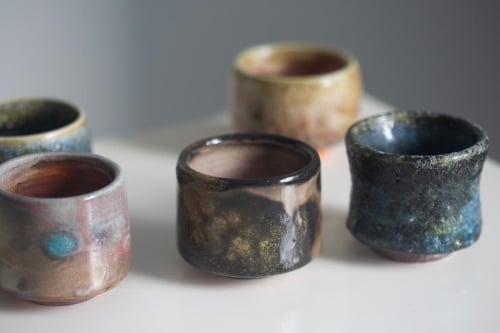 Chameleon Shino Wood Fired Teacup