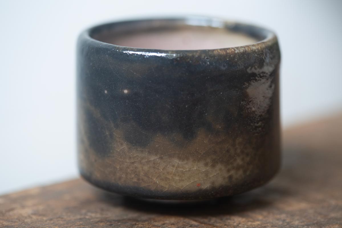 chameleon shino wood fired teacup 18 | BITTERLEAF TEAS