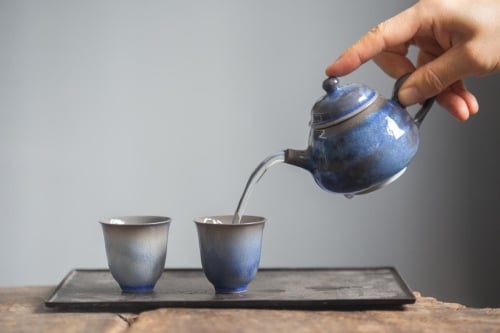Chameleon Shino Wood Fired Teapot III