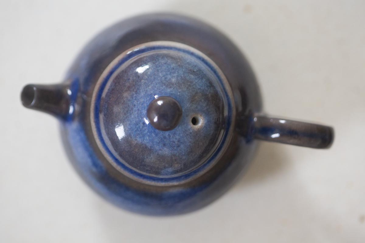 chameleon shino wood fired teapot iii 10 | BITTERLEAF TEAS