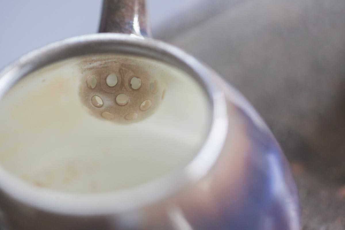 chameleon shino wood fired teapot iii 12 | BITTERLEAF TEAS