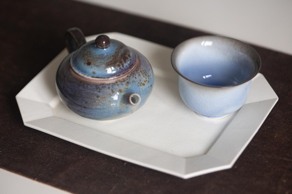 chameleon shino wood fired teapot v 2 | BITTERLEAF TEAS
