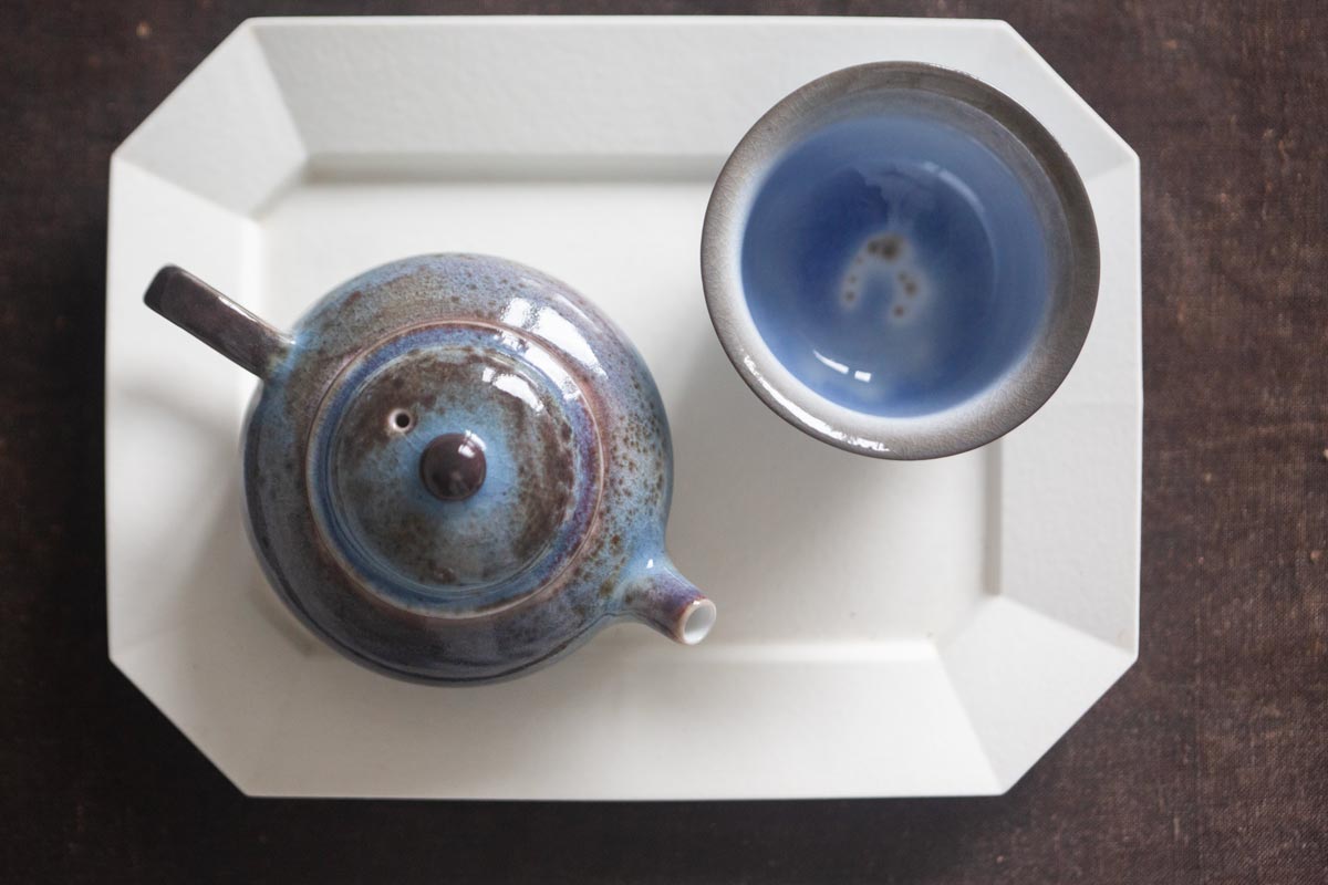 chameleon shino wood fired teapot v 3 | BITTERLEAF TEAS