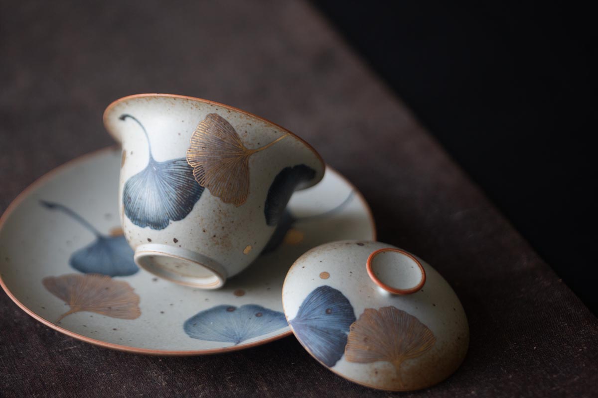 Yeeeehaaaaw＆弓弦葉　セット Good Omen Gaiwan - Ginko | BITTERLEAF TEAS