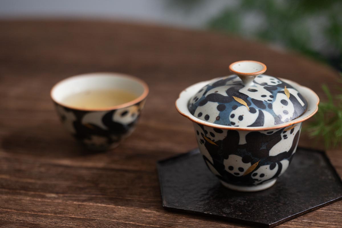 good omen gaiwan panda 4 | BITTERLEAF TEAS good omen gaiwan panda 4 | BITTERLEAF TEAS
